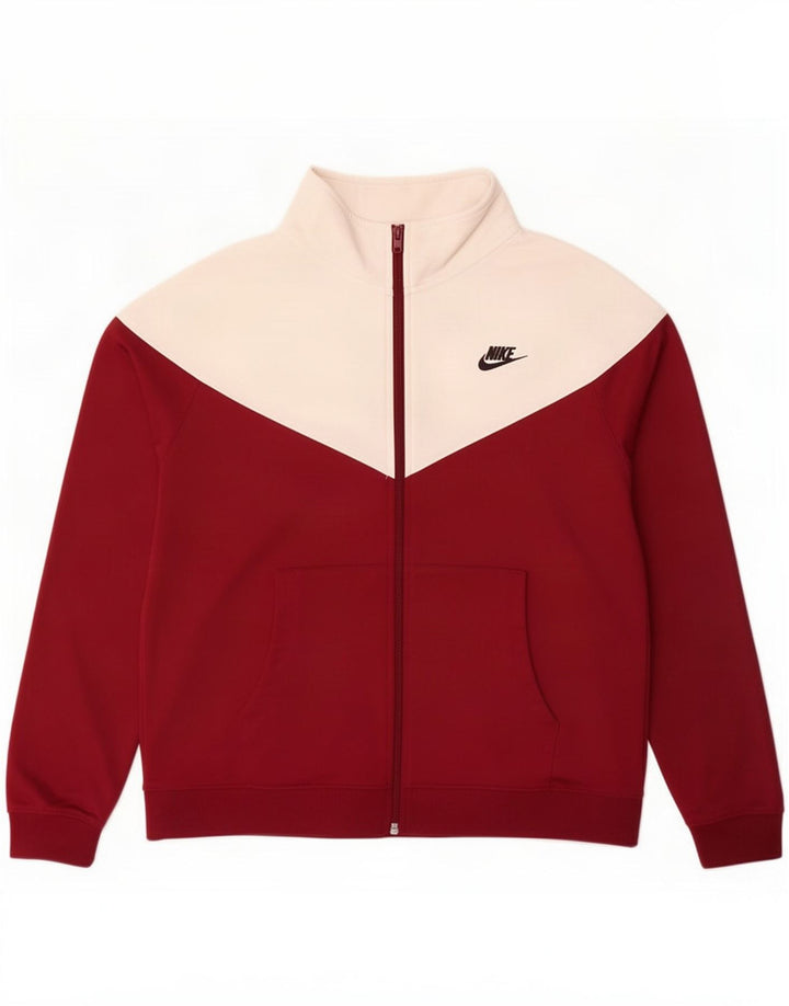 Jaqueta Nike Masculina Treino Top Grande Marrom Colourblock Poliéster