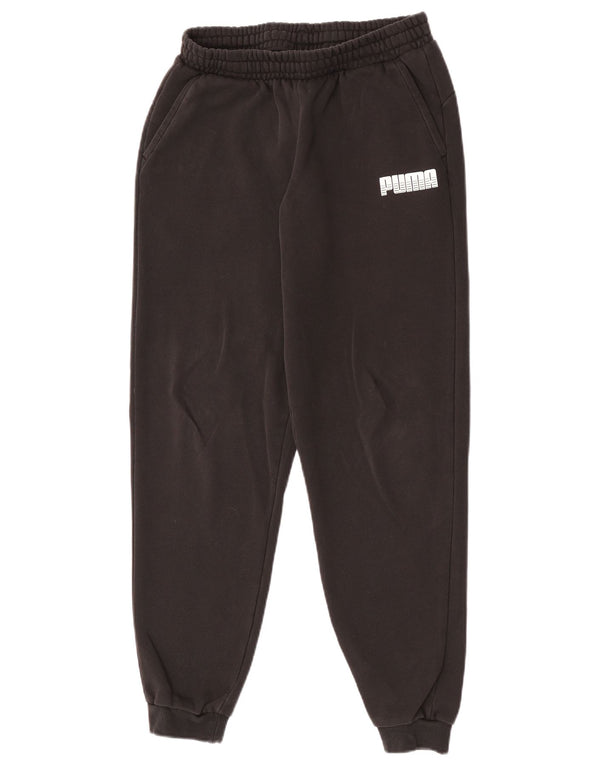 Puma Meninos Calças de Treino Joggers 15-16 Anos Algodão Preto