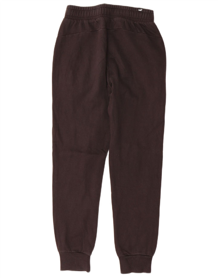 Calça de treino masculina Puma Joggers pequeno algodão preto