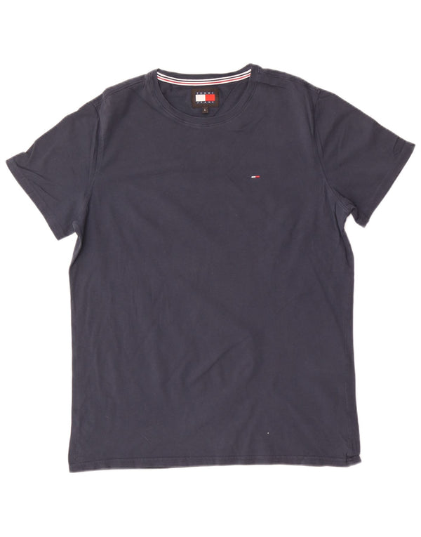 Tommy Hilfiger Mens T-Shirt Top Large Navy Blue