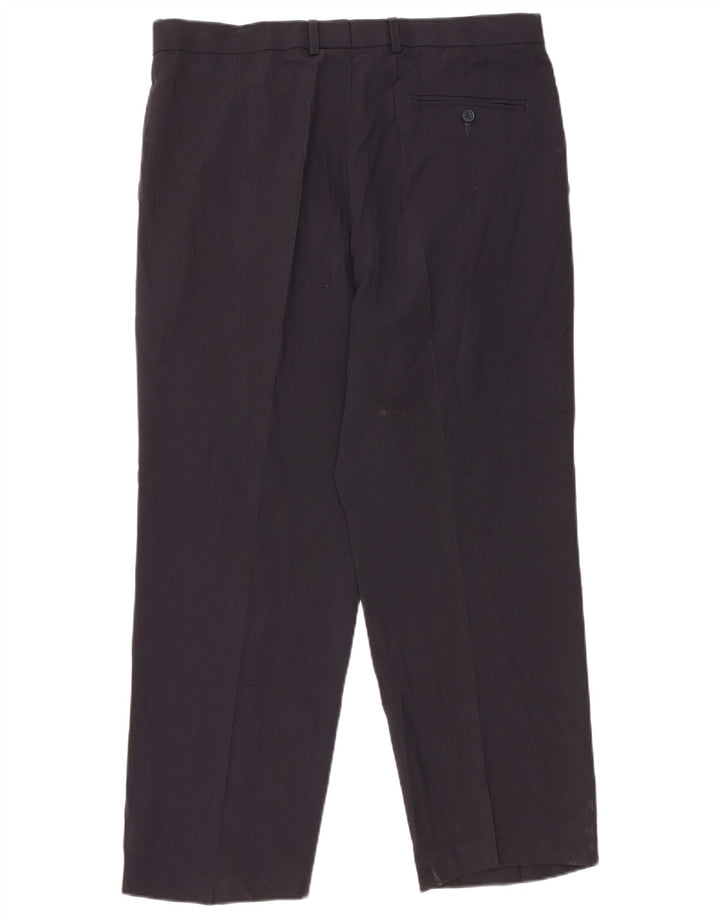 Calça Chino Masculina Marks & Spencer W36 L29 Azul Marinho Clássico
