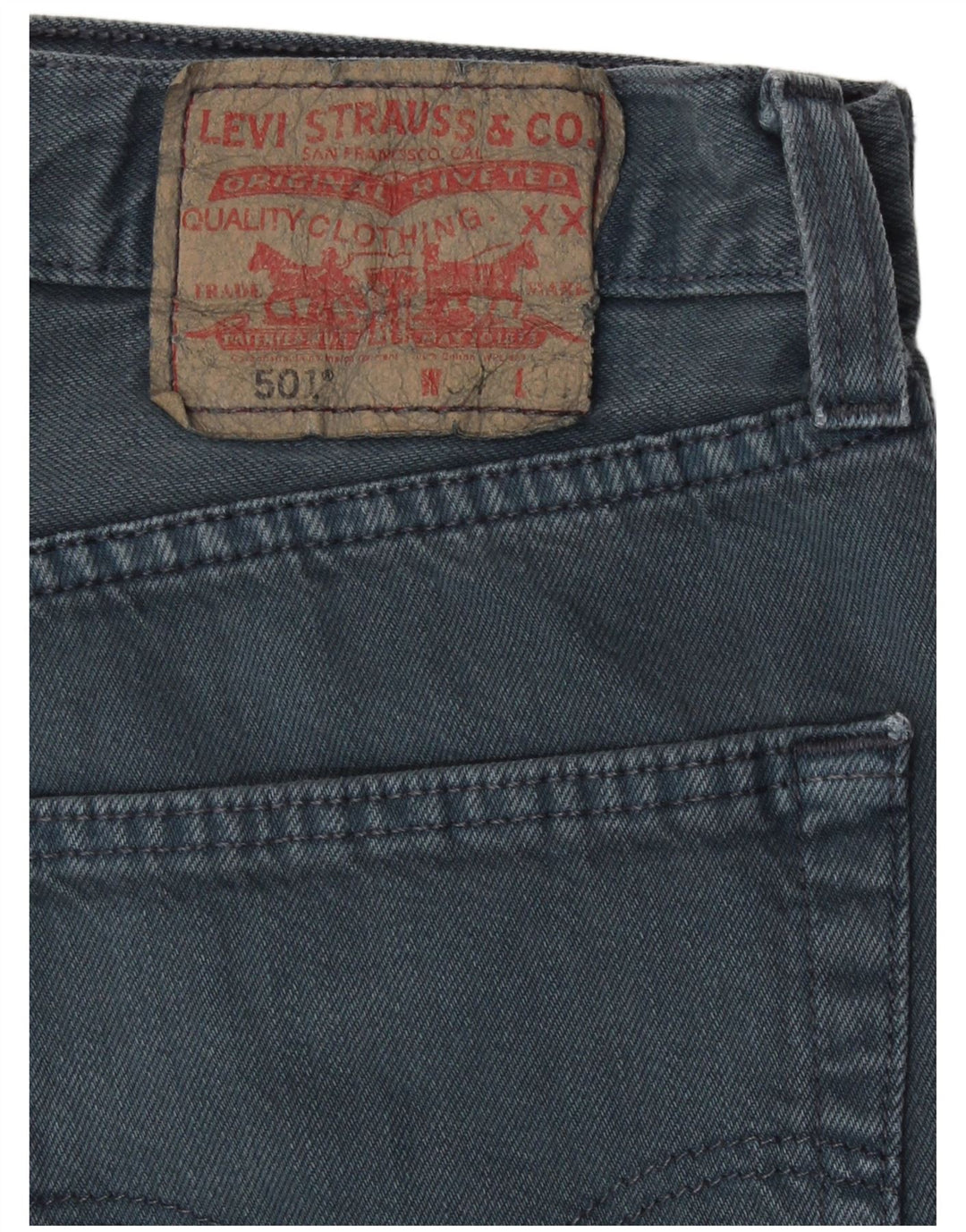Jeans Levi's 501 Straight Masculino W34 L34 Azul Marinho