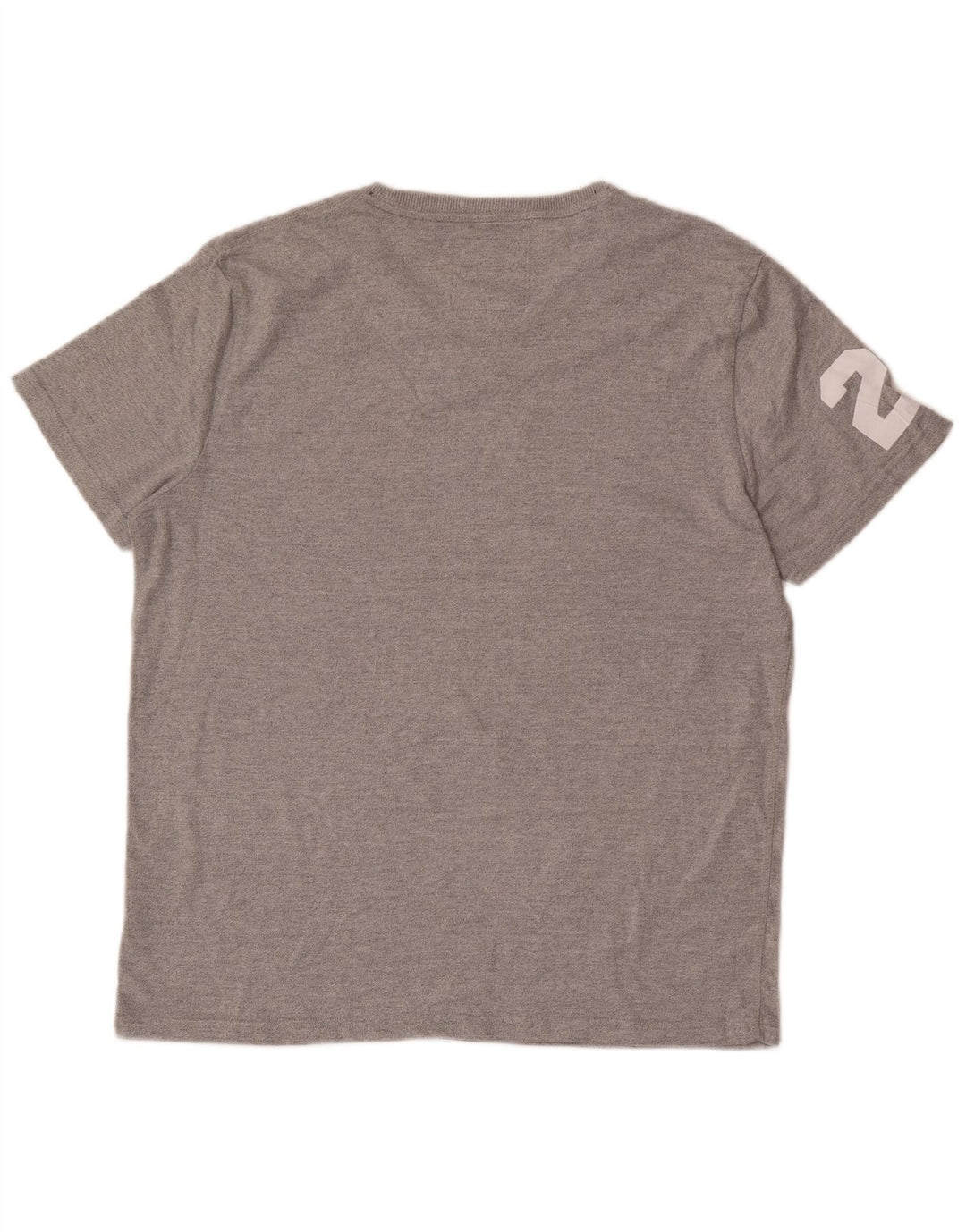 Camiseta gráfica masculina Superdry Top 2XL algodão cinza