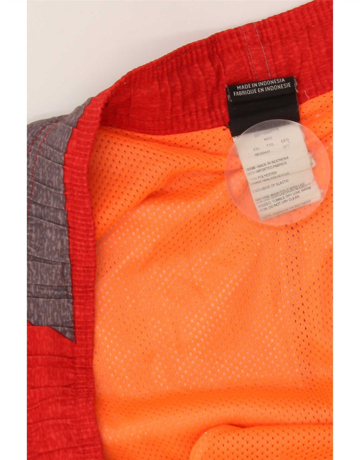 Shorts de natação masculino Nike 2XL poliéster colorblock multicolorido