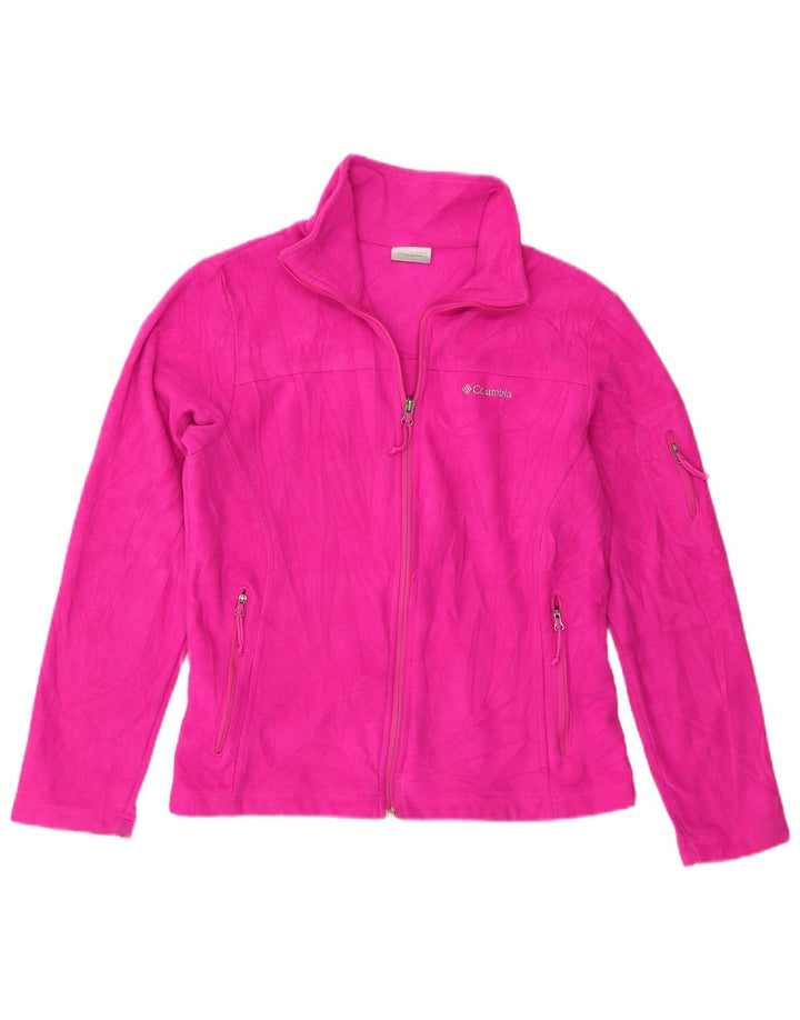 Jaqueta de lã feminina Columbia UK 14 poliéster rosa médio