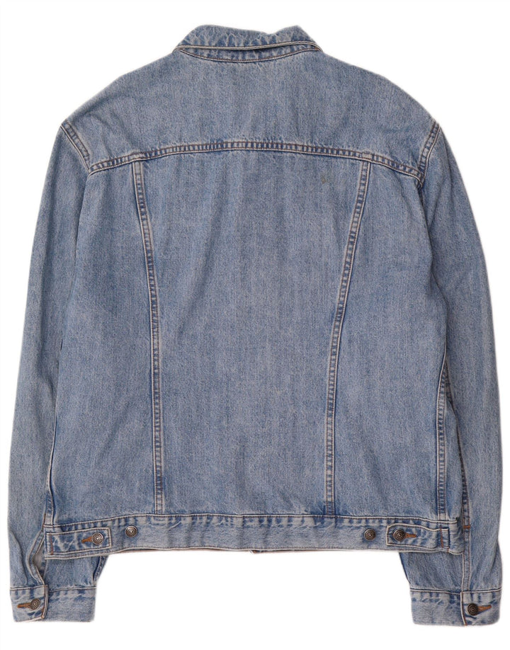 Jaqueta jeans masculina Carrera UK 44 2XL algodão azul