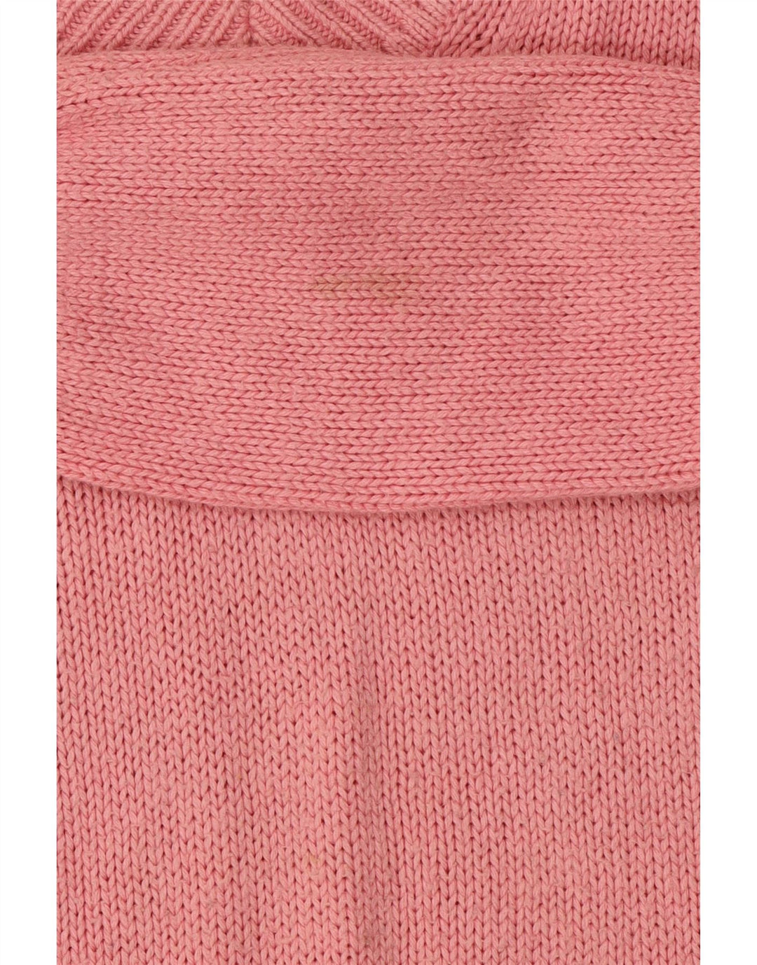 Suéter feminino Marks & Spencer com decote em V Reino Unido 14 algodão rosa médio