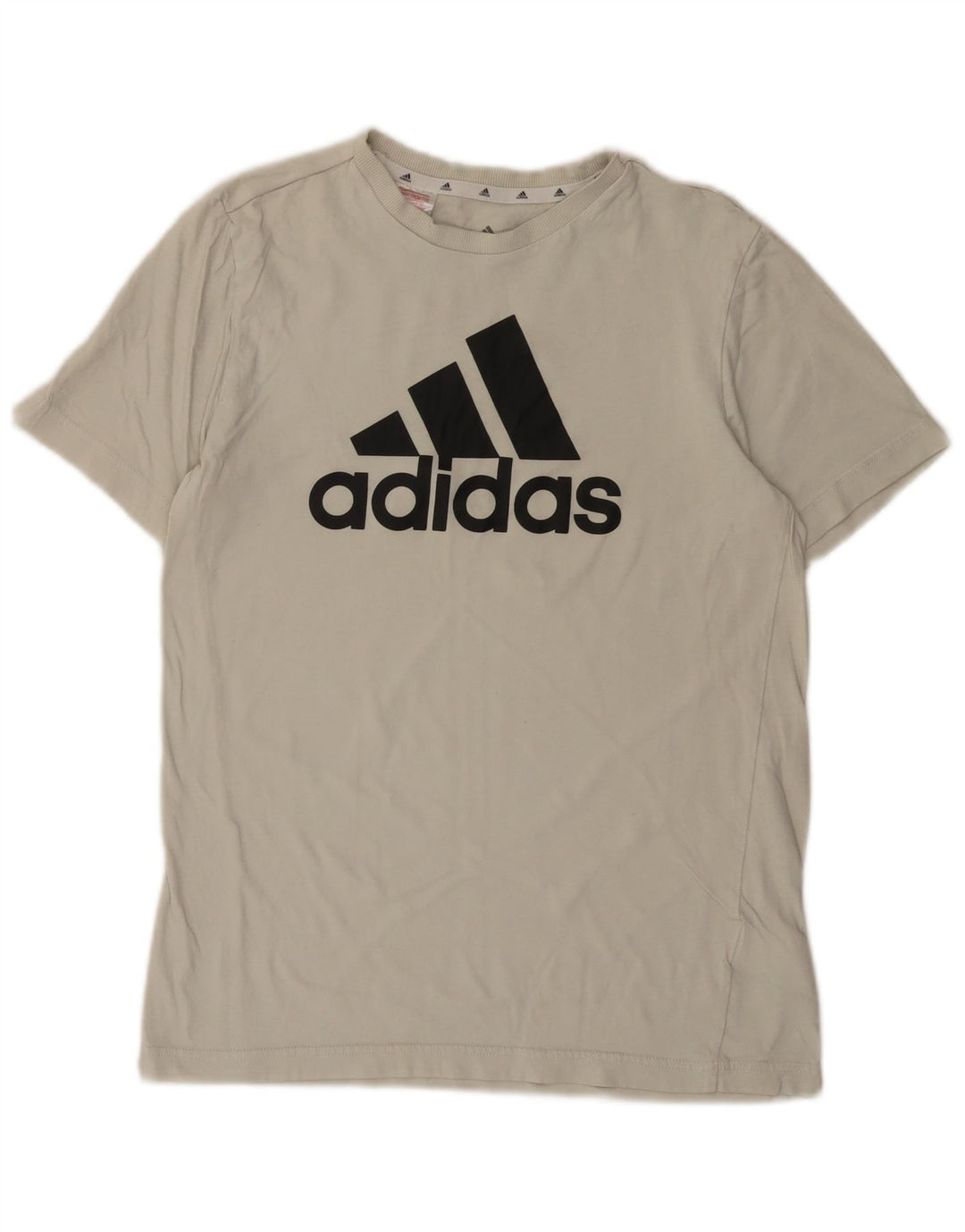 Camiseta Adidas Meninos Graphic Top 15-16 Anos Algodão Branco