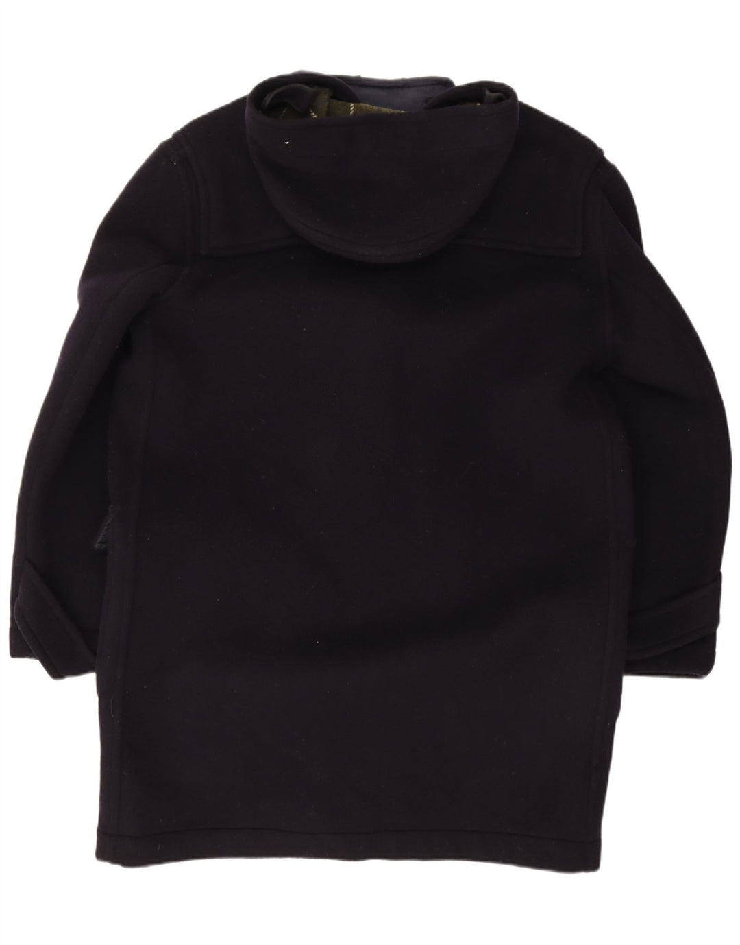 Casaco Duffle Masculino Vintage com Capuz Reino Unido 40 Grande Azul Marinho