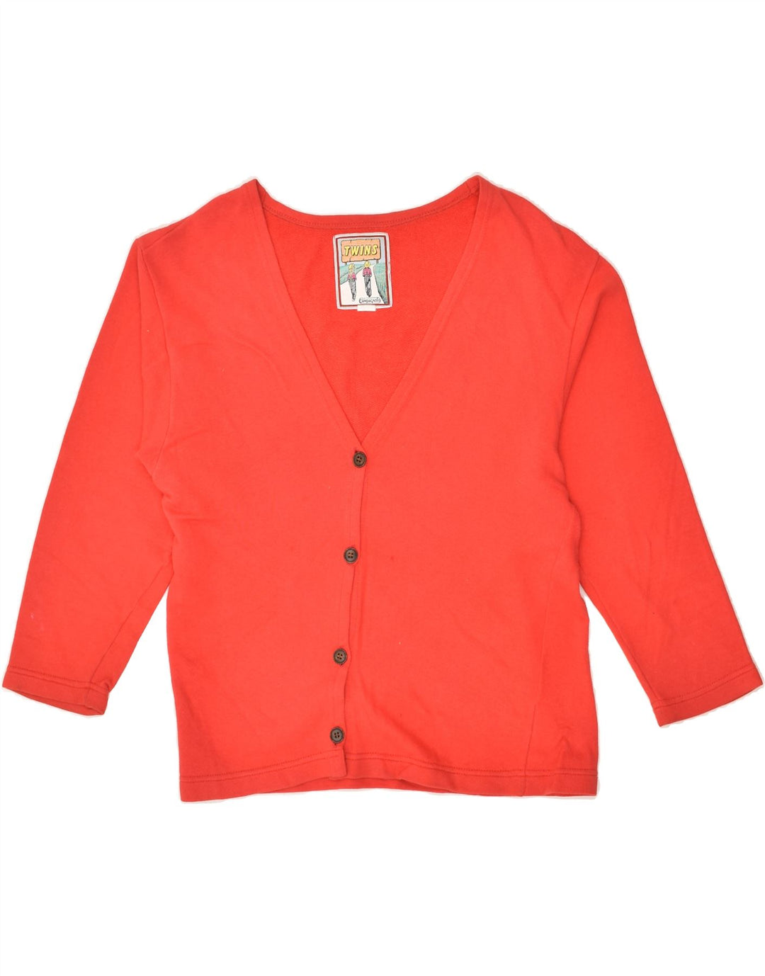 VINTAGE Girls Cardigan Sweater 9-10 Years Red | Vintage Vintage | Thrift | Second-Hand Vintage | Used Clothing | Messina Hembry 