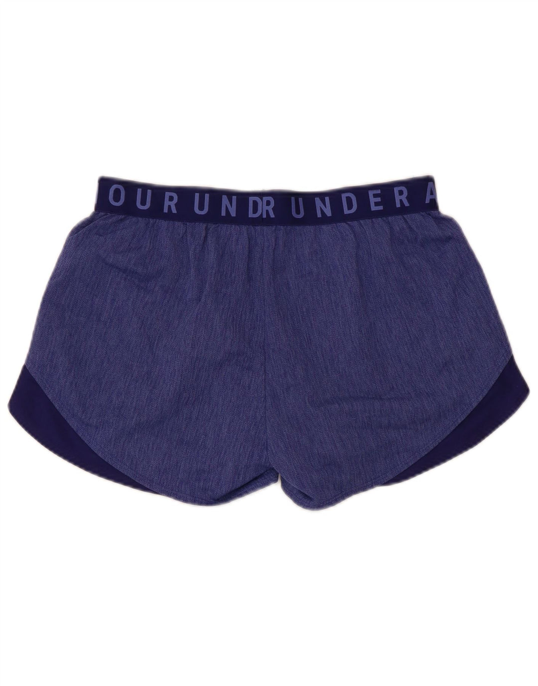 Under Armour Womens Graphic Sport Shorts Médio Azul Colorblock Poliéster