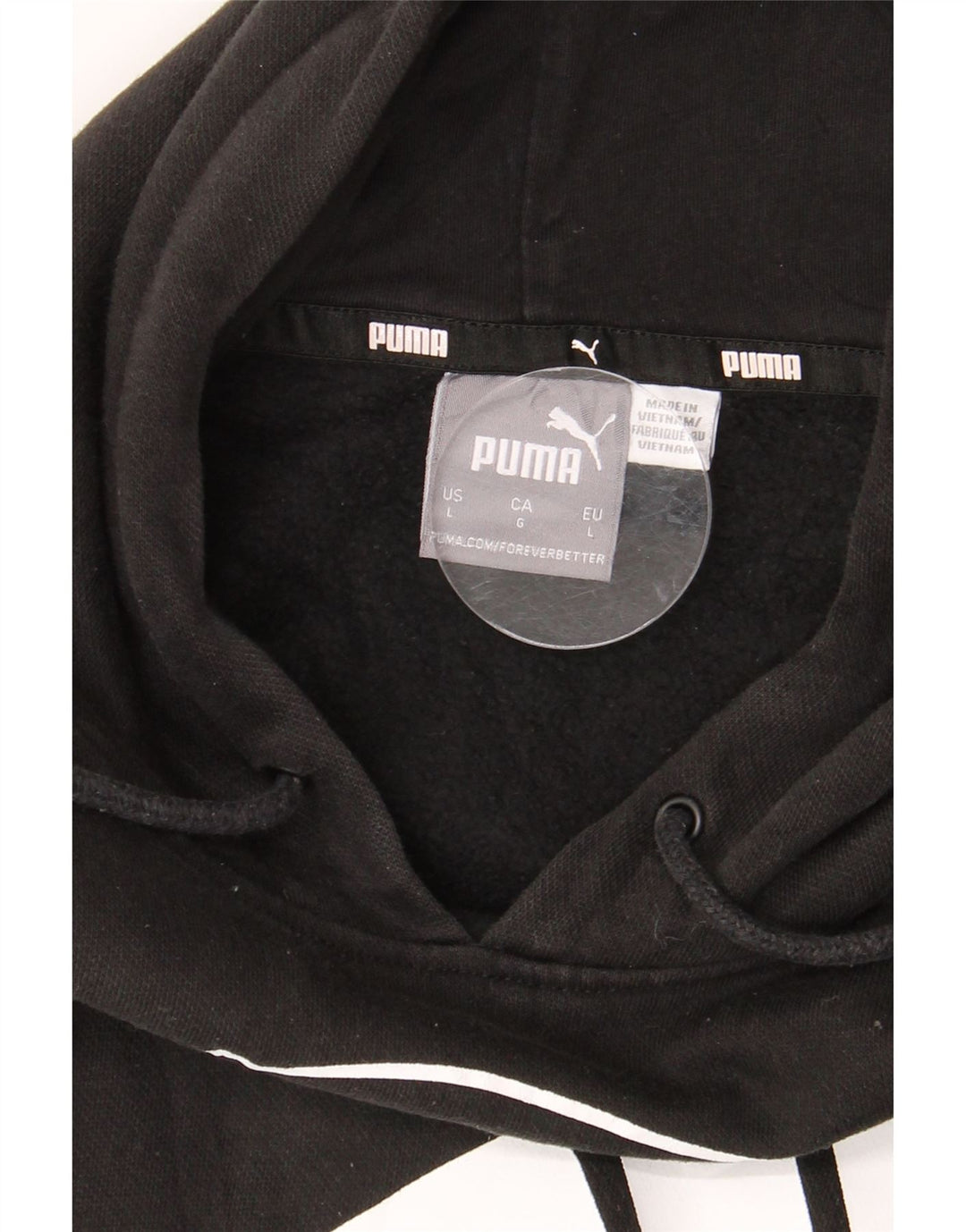 Jumper com capuz gráfico masculino PUMA grande preto