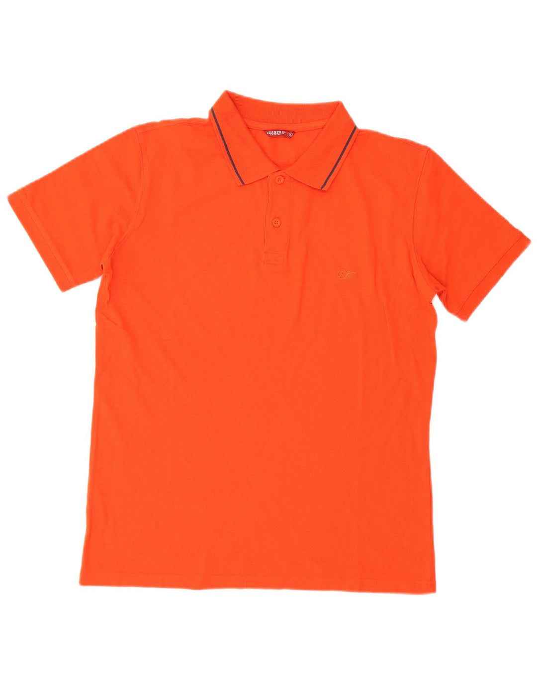 Camisa polo masculina CARRERA grande algodão laranja