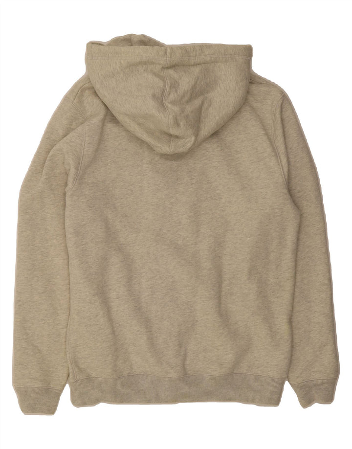 JACK WILLS Mens Graphic Zip Hoodie Sweater Large Grey Flecked Cotton Vintage Jack Wills and Second-Hand Jack Wills from Messina Hembry 