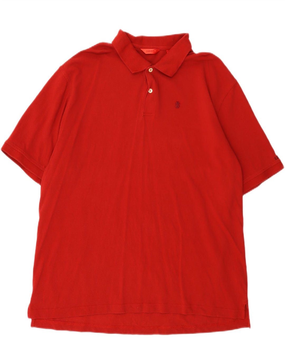 Camisa polo masculina Izod 2XL algodão vermelho
