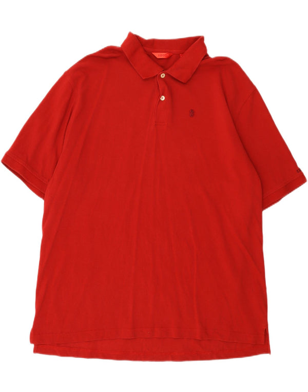 Camisa polo masculina Izod 2XL algodão vermelho