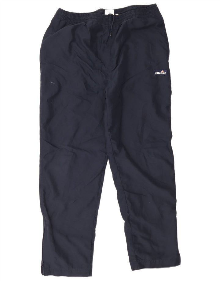 Calça de treino masculina Ellesse grande poliéster azul marinho