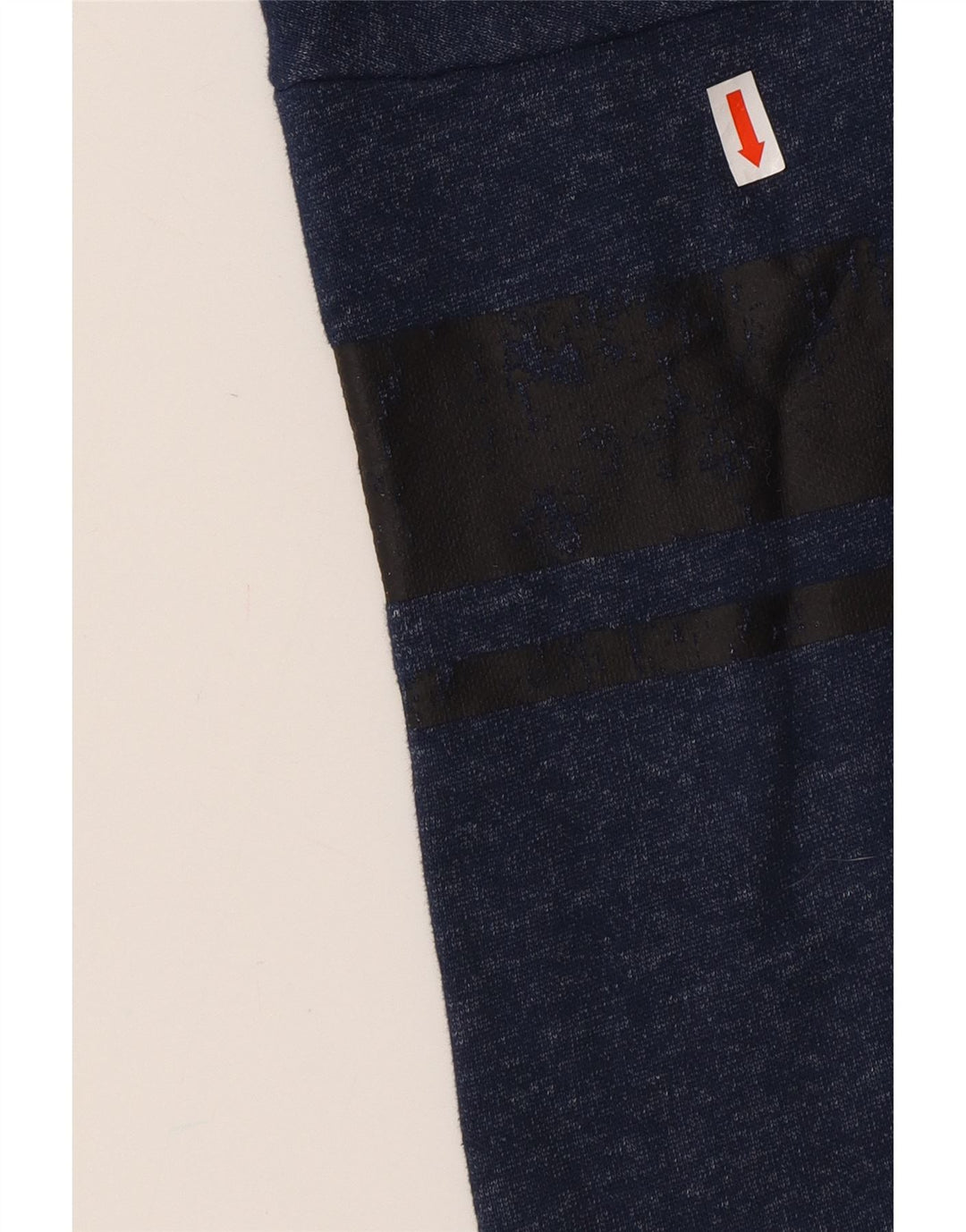 PUMA feminino oversized moletom com capuz UK 12 médio azul marinho manchado