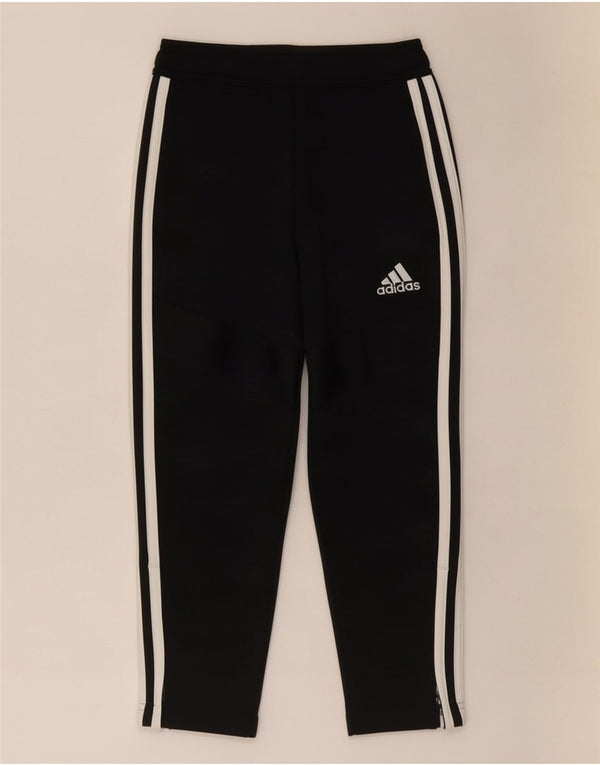 Calças de treino Adidas meninos 5-6 anos preto poliéster
