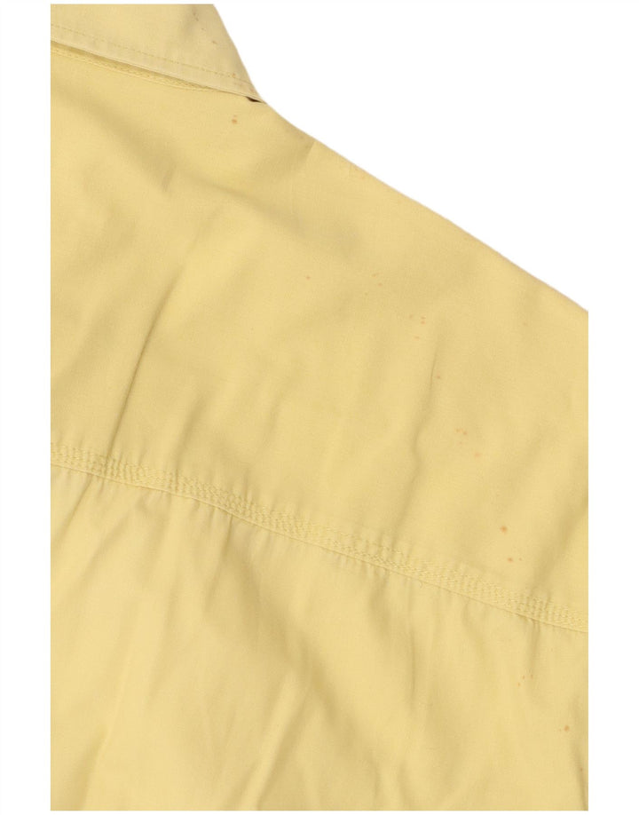 Camisa masculina de manga curta McNeal grande algodão amarelo