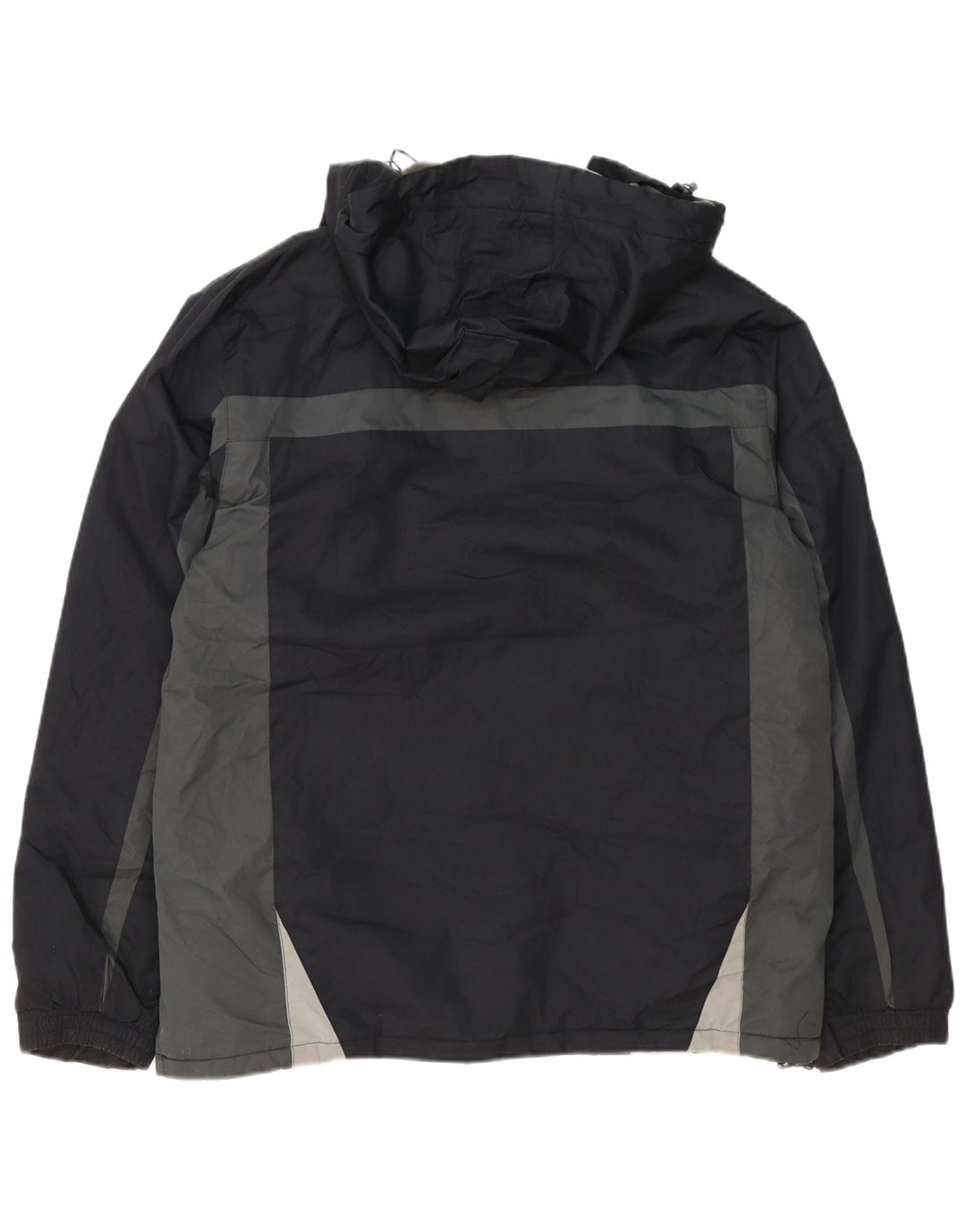 Jaqueta corta-vento masculina Mountain Warehouse UK 40 grande bloco colorido preto
