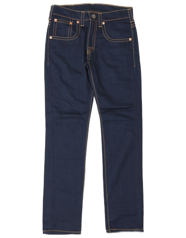 Levi's Masculino 511 Slim Jeans W32 L34 Azul Marinho Algodão
