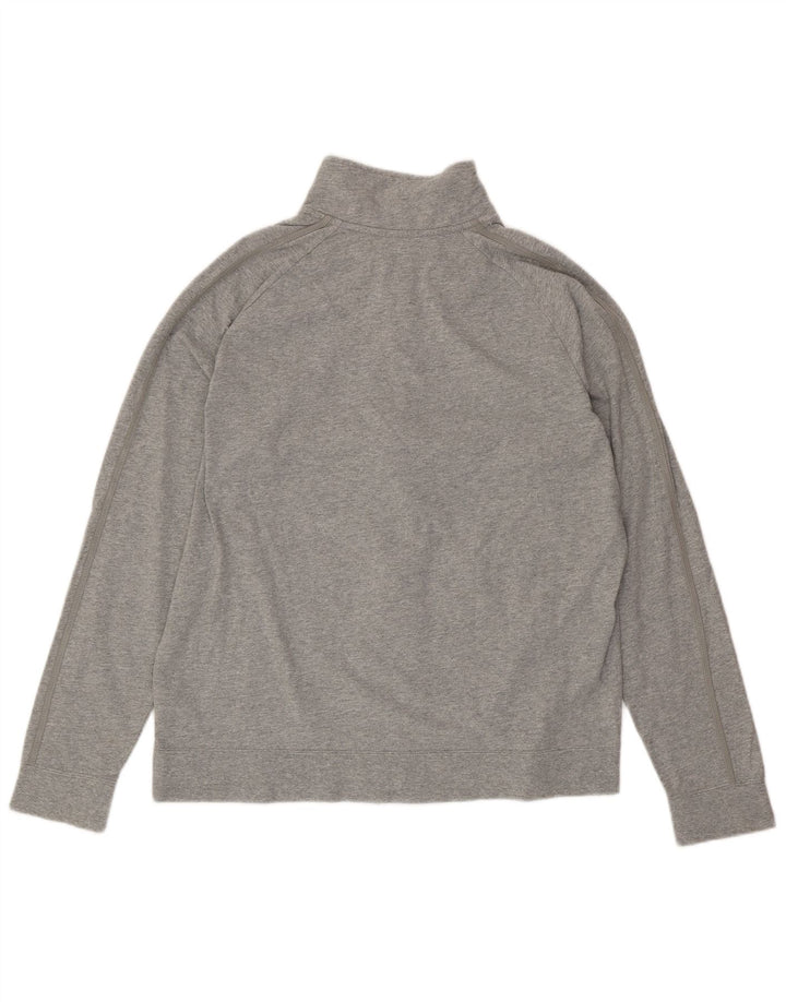 NIKE Mens Graphic Tracksuit Top Jaqueta Grande Algodão Cinza