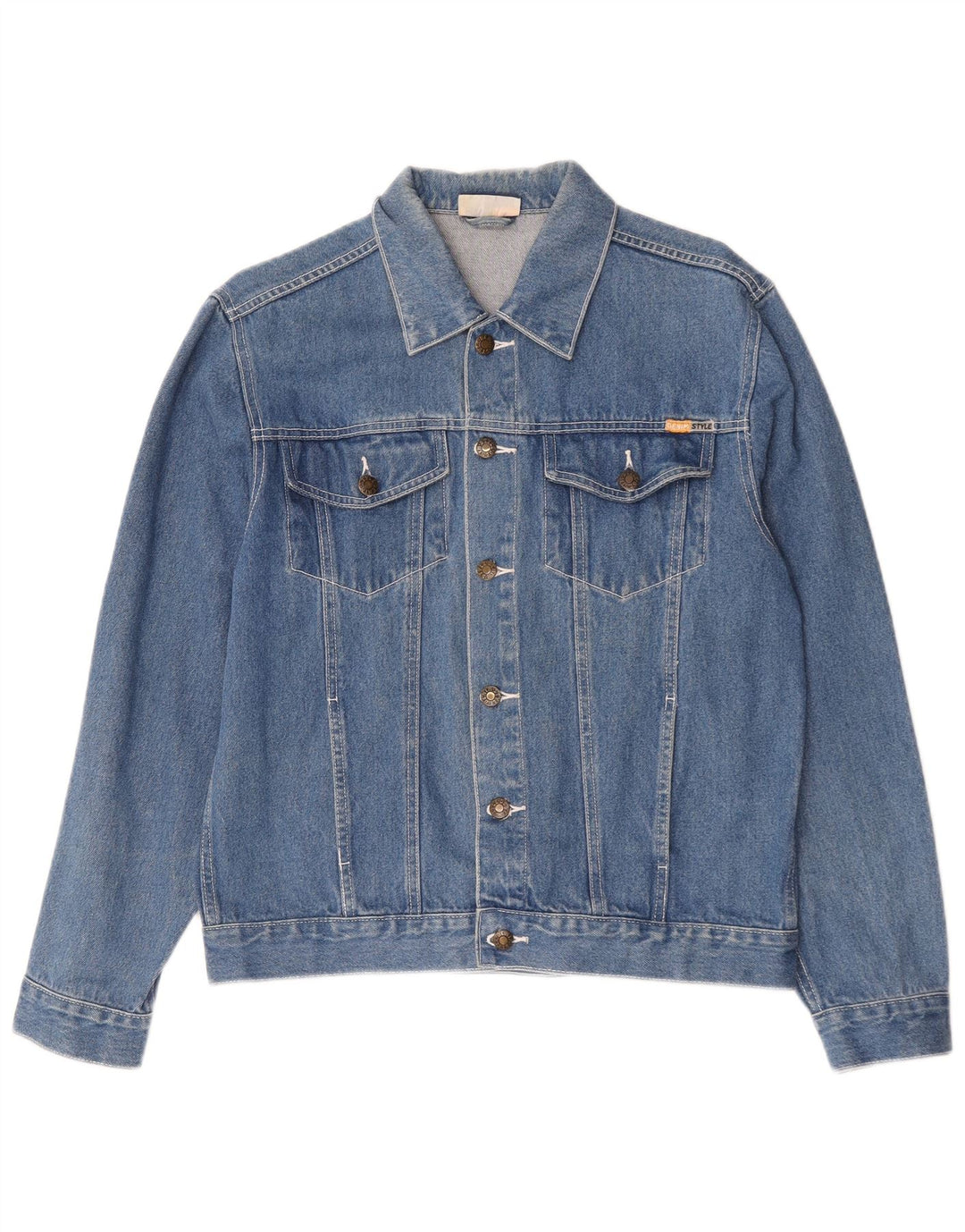 Jaqueta jeans masculina estilo jeans UE 50 algodão azul grande