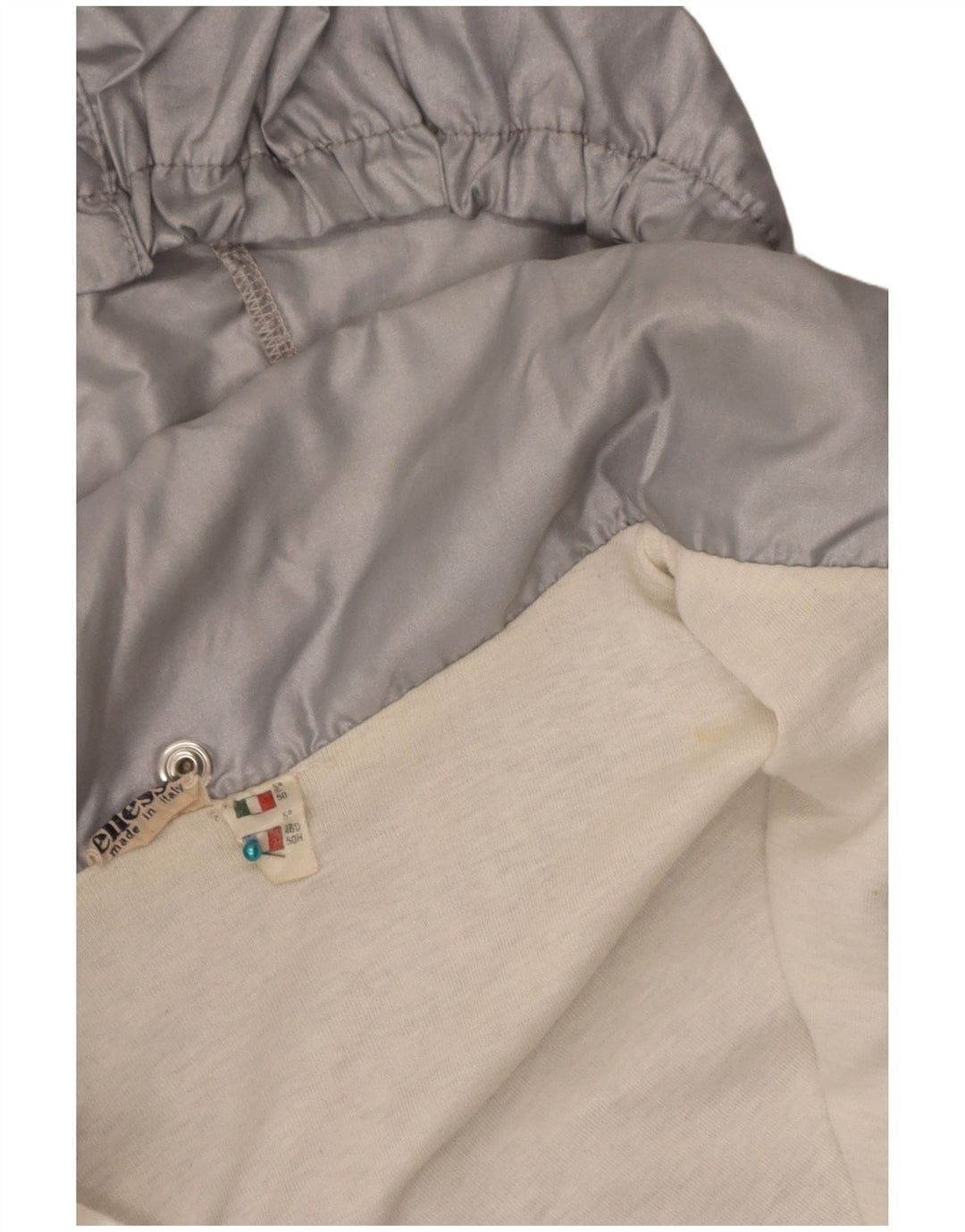 Jaqueta masculina Ellesse com capuz e capuz IT 50 Medium Silver Colourblock