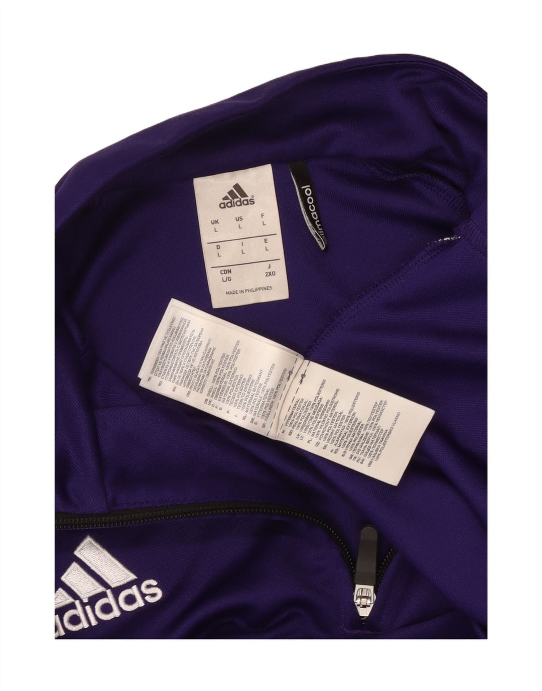 Adidas Mens Louisville Pullover Treino Top Grande Roxo Colorblock