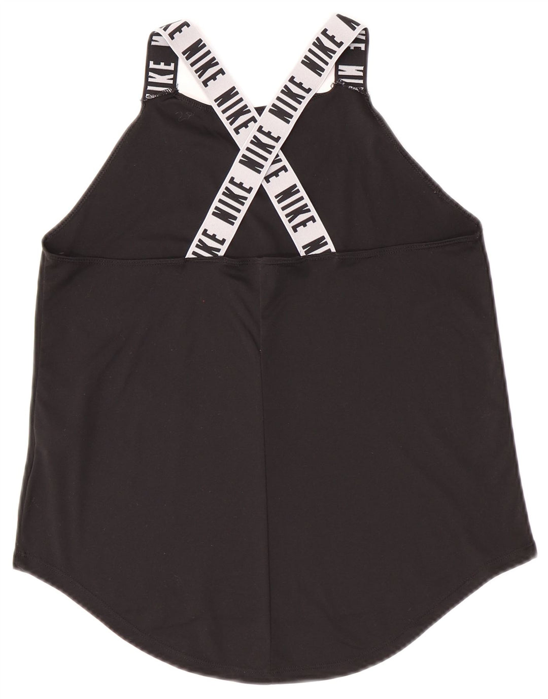 Colete gráfico Nike Girls Dri Fit Top 13-14 anos XL preto poliéster