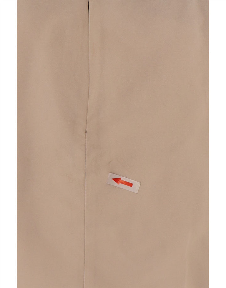 Vestido feminino Max Mara sem mangas UK 16 grande bloco colorido branco