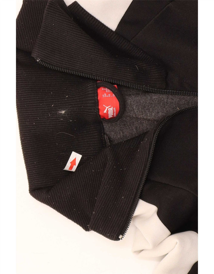 Puma Mens Graphic Tracksuit Top Jaqueta Médio Preto Colorblock Poliéster