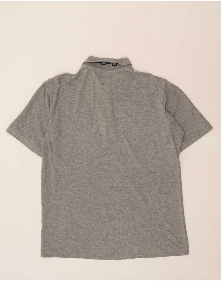 Camisa pólo gráfica masculina KAPPA XL algodão cinza