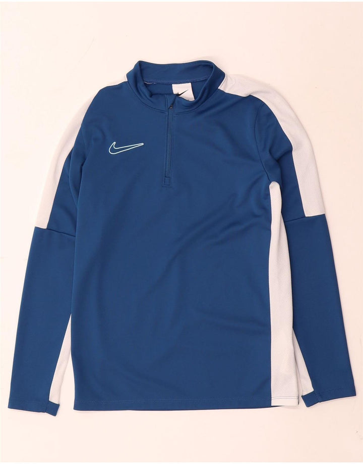 Nike Boys Dri Fit Pullover Treino Top 10-11 Anos Médio Azul