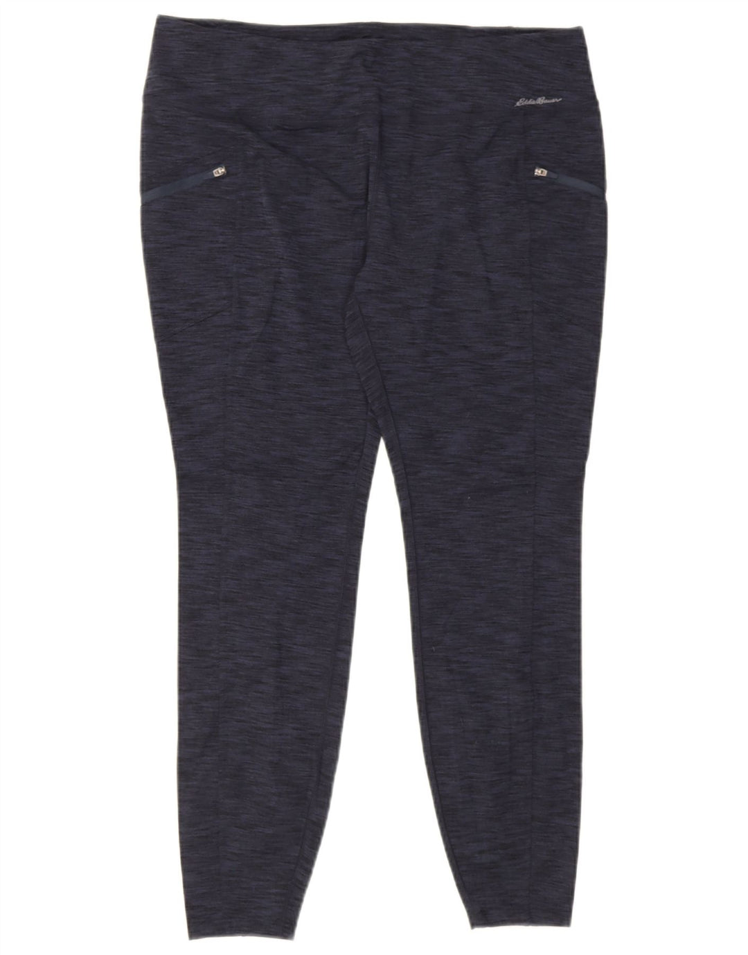 Leggings femininos Eddie Bauer UK 18 XL azul marinho manchado