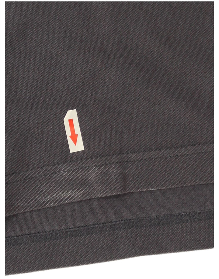 Camisa polo masculina Kappa grande algodão cinza