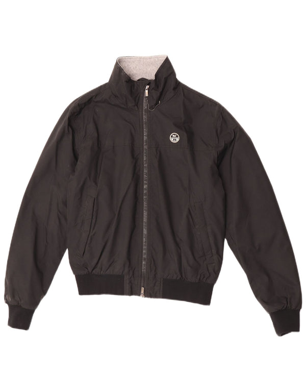 Jaqueta bomber masculina North Sails UK 36 pequena poliamida preta