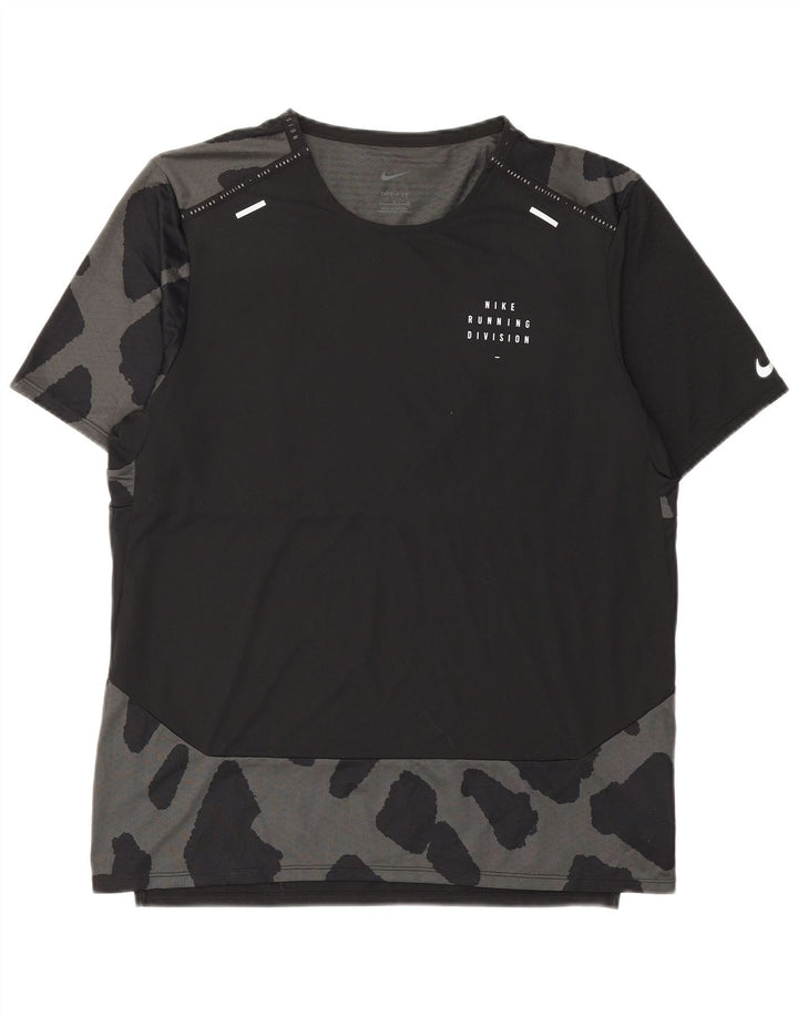 Camiseta Nike Masculina Dri Fit Top Grande Poliéster Camuflado Preto