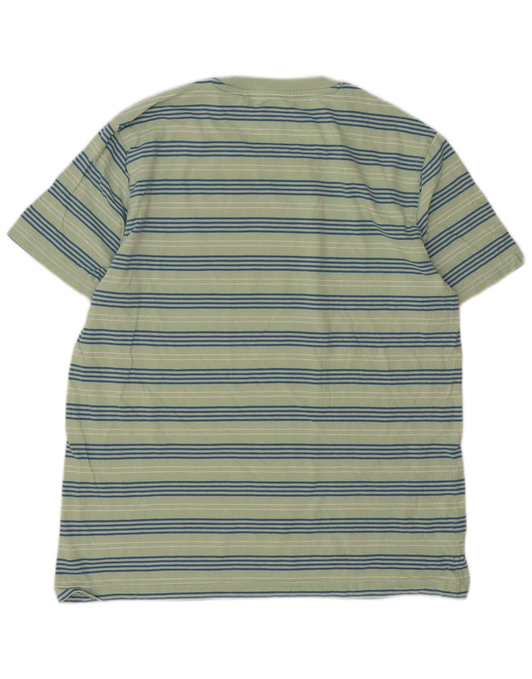 Camiseta masculina Penguin Top grande listrada verde