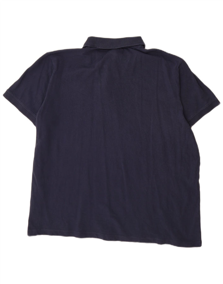 Camisa polo masculina Kappa 3XL algodão azul marinho
