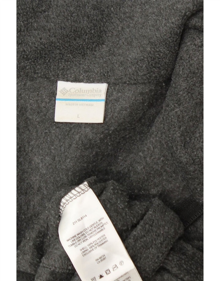 Jaqueta de lã masculina COLUMBIA UK 40 poliéster cinza grande