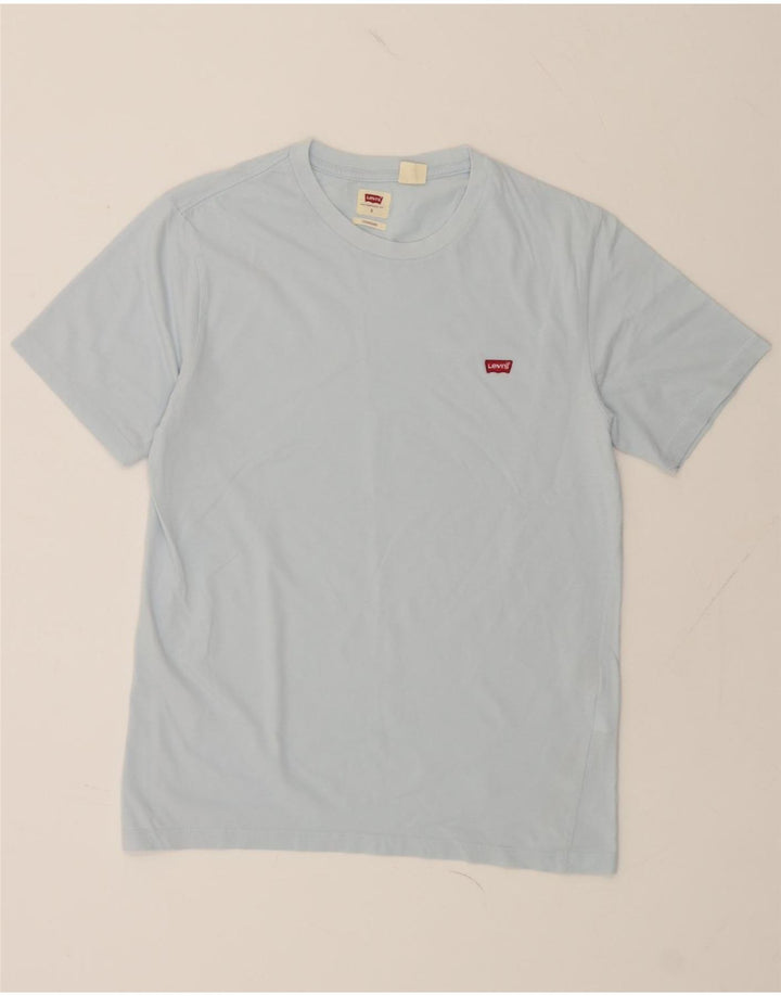 LEVI'S Mens Standard T-Shirt Top Small Blue Cotton Vintage Levi's and Second-Hand Levi's from Messina Hembry 