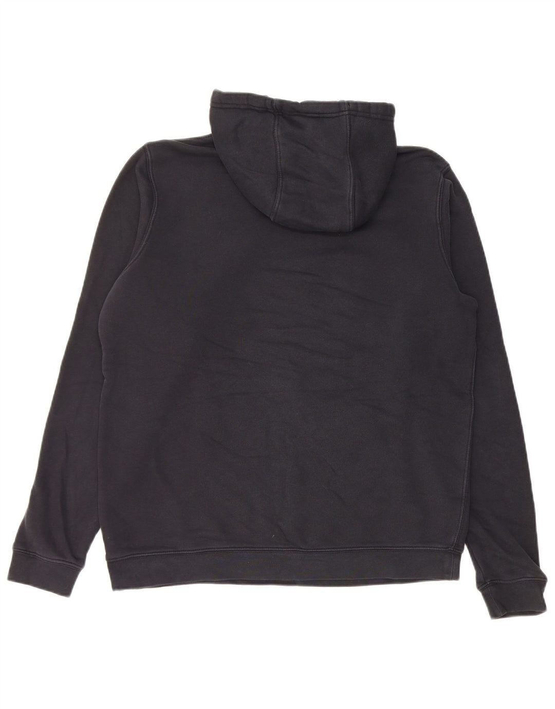Nike masculino gráfico moletom com capuz médio algodão preto