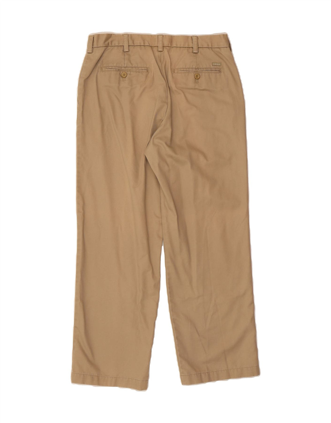 IZOD Mens Straight Chino Trousers W33 L30 Beige Cotton Vintage Izod and Second-Hand Izod from Messina Hembry 