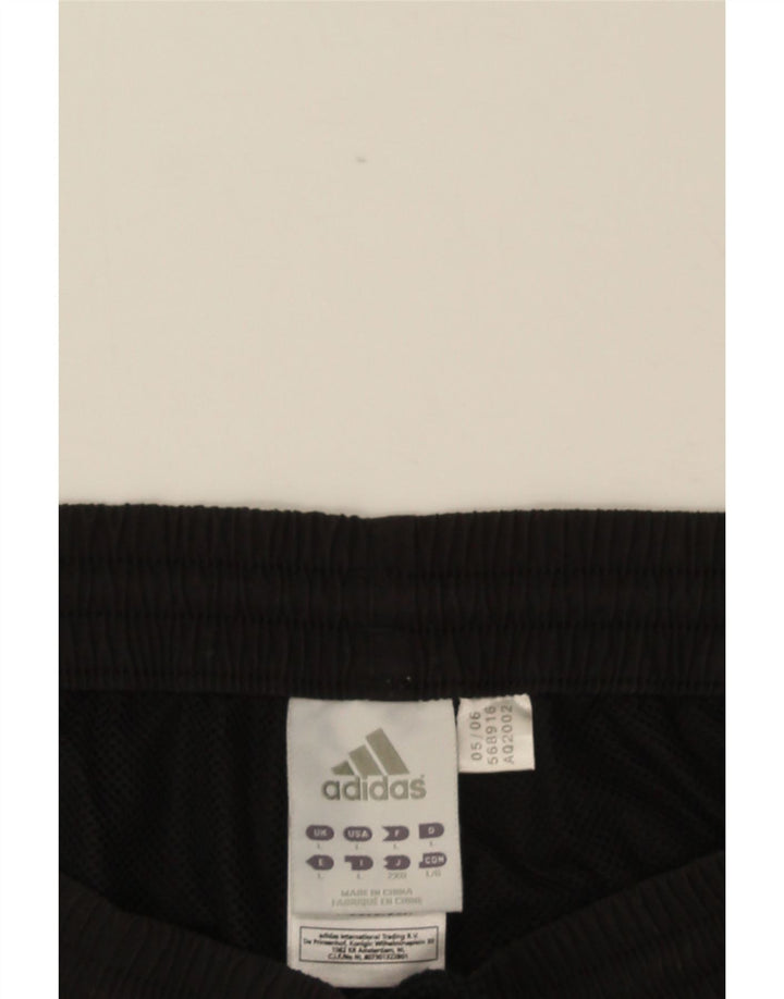 Shorts esportivos masculinos Adidas grande poliéster preto