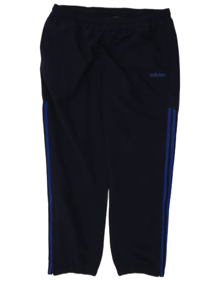 Calça de treino masculina Adidas XL azul marinho poliéster