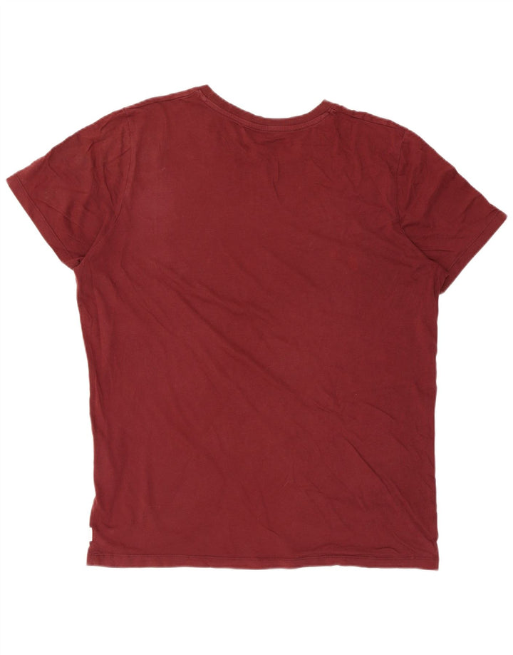 Camiseta masculina JACK & JONES grande algodão marrom