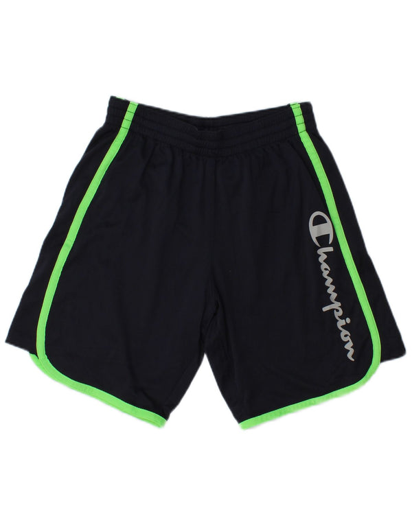 Shorts esportivos gráficos CHAMPION meninos 13-14 anos XL azul marinho