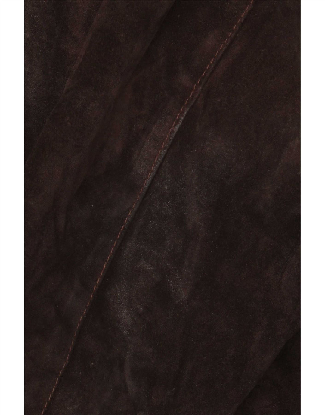 Jaqueta masculina vintage de camurça com ajuste solto Reino Unido 36 couro marrom pequeno
